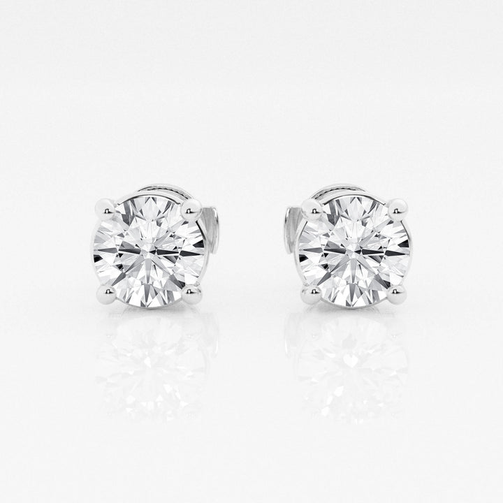 Round FG - VS2 Lab - Grown Diamond Stud Earrings For Women - Doozy Diamonds