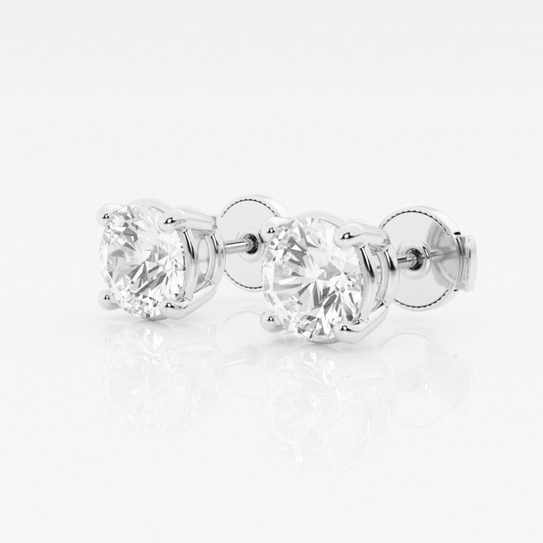 Round FG - VS2 Lab - Grown Diamond Stud Earrings For Women - Doozy Diamonds