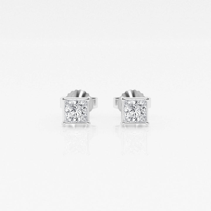 Princess FG - VS2 Lab - Grown Diamond Solitaire Stud Earrings - Doozy Diamonds