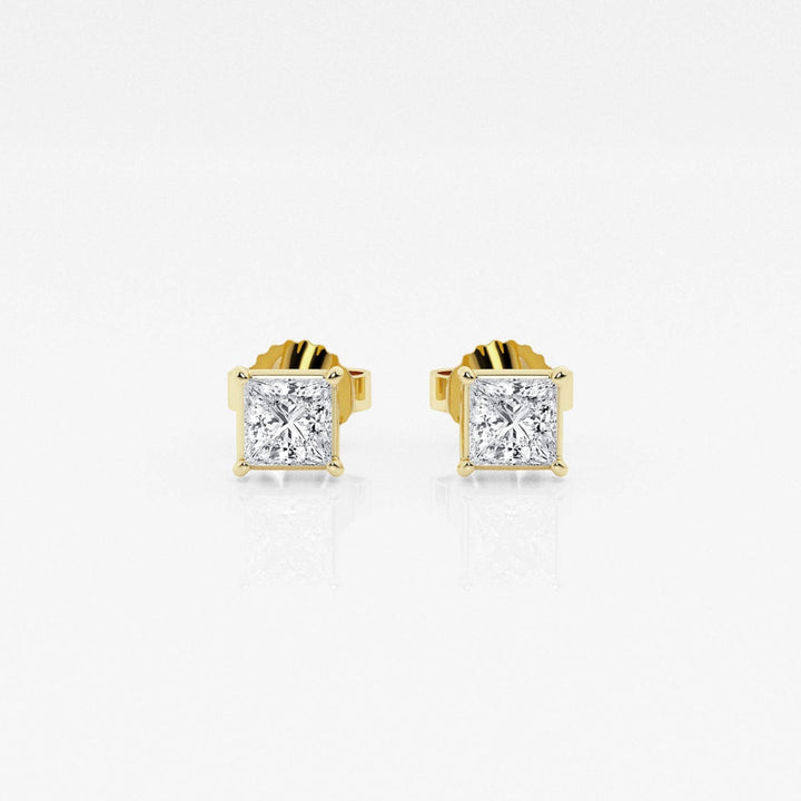 Princess FG - VS2 Lab - Grown Diamond Solitaire Stud Earrings - Doozy Diamonds