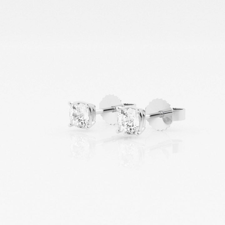 Cushion FG - VS2 Lab - Grown Diamond Stud Earrings - Doozy Diamonds