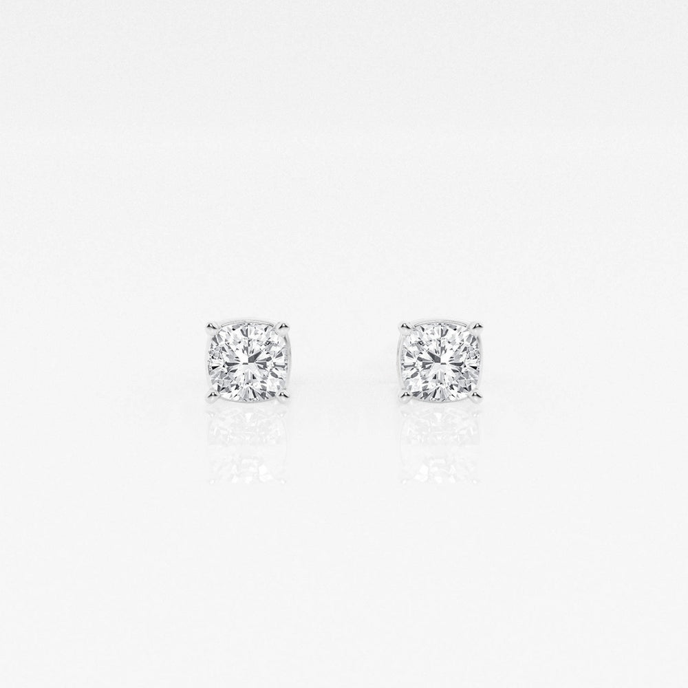 Cushion FG - VS2 Lab - Grown Diamond Stud Earrings - Doozy Diamonds