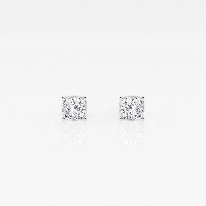 Cushion FG - VS2 Lab - Grown Diamond Stud Earrings - Doozy Diamonds