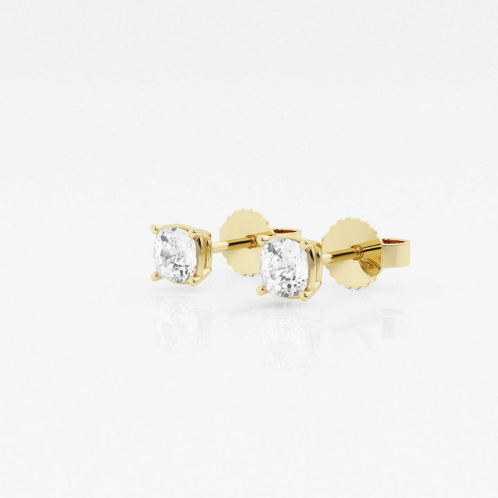 Cushion FG - VS2 Lab - Grown Diamond Stud Earrings - Doozy Diamonds