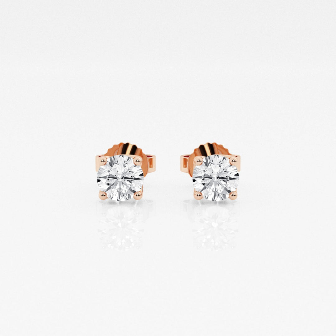 Round FG - VS2 Lab - Grown Diamond Stud Earrings For Women - Doozy Diamonds