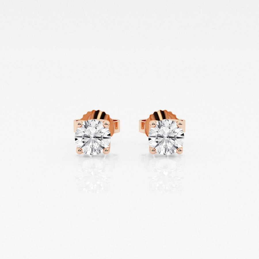 Round FG - VS2 Lab - Grown Diamond Stud Earrings For Women - Doozy Diamonds