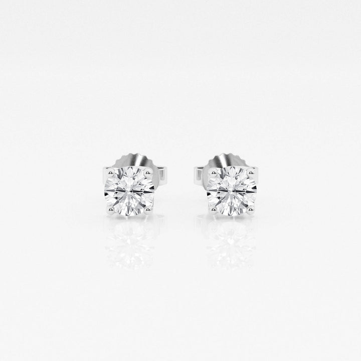 Round FG - VS2 Lab - Grown Diamond Stud Earrings For Women - Doozy Diamonds