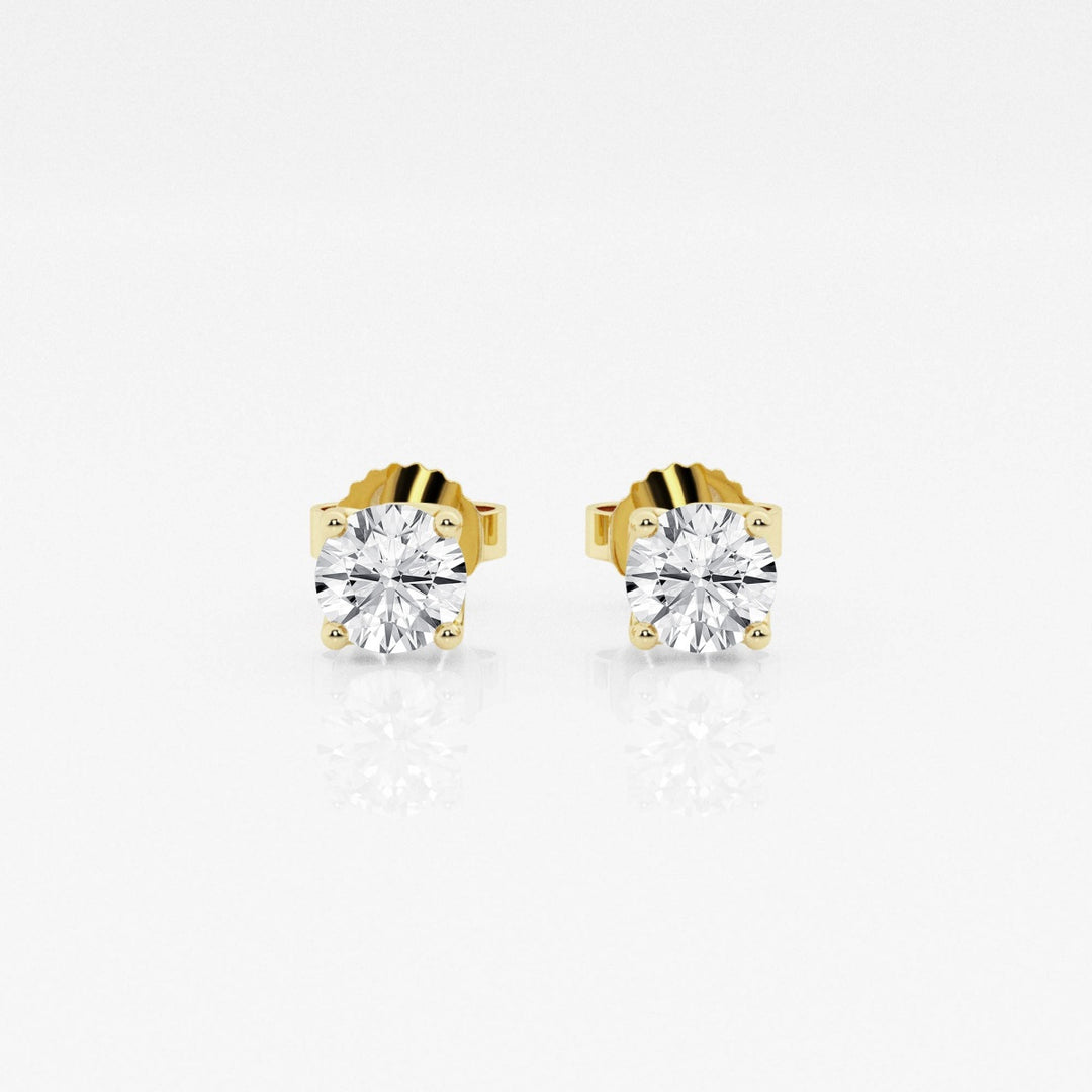 Round FG - VS2 Lab - Grown Diamond Stud Earrings For Women - Doozy Diamonds