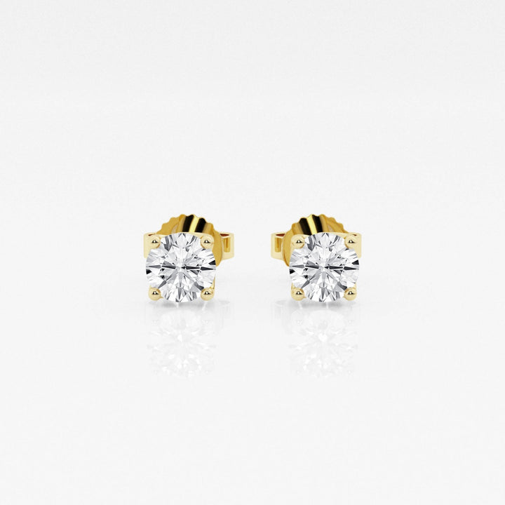 Round FG - VS2 Lab - Grown Diamond Stud Earrings For Women - Doozy Diamonds