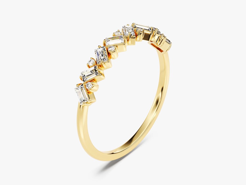 Ethically sourced round diamond eternity band