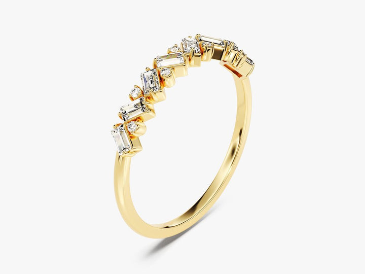 Ethically sourced round diamond eternity band