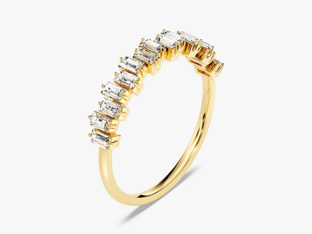 Ethically sourced round diamond eternity band