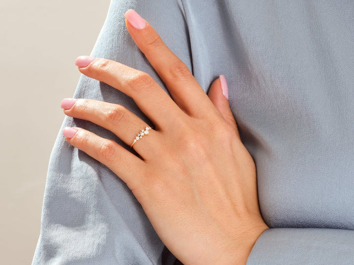 Ethically sourced round diamond eternity band