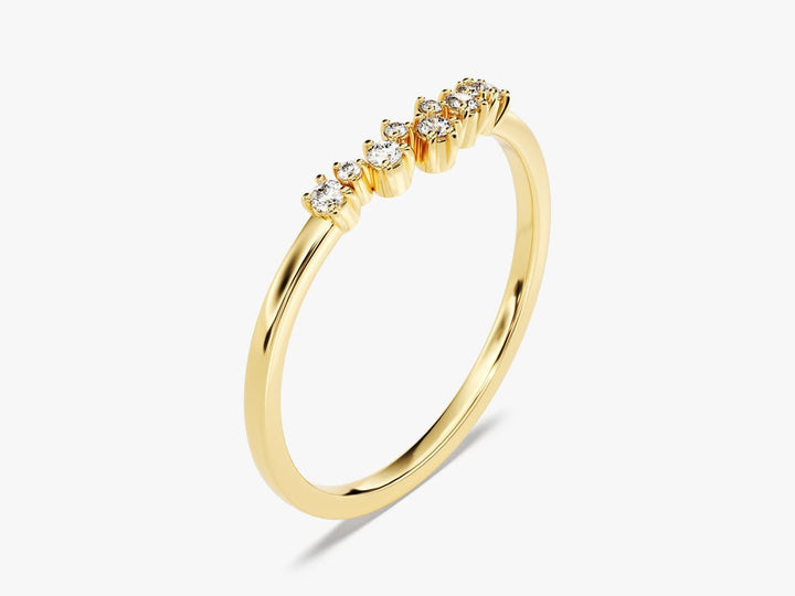 Ethically sourced round diamond eternity band