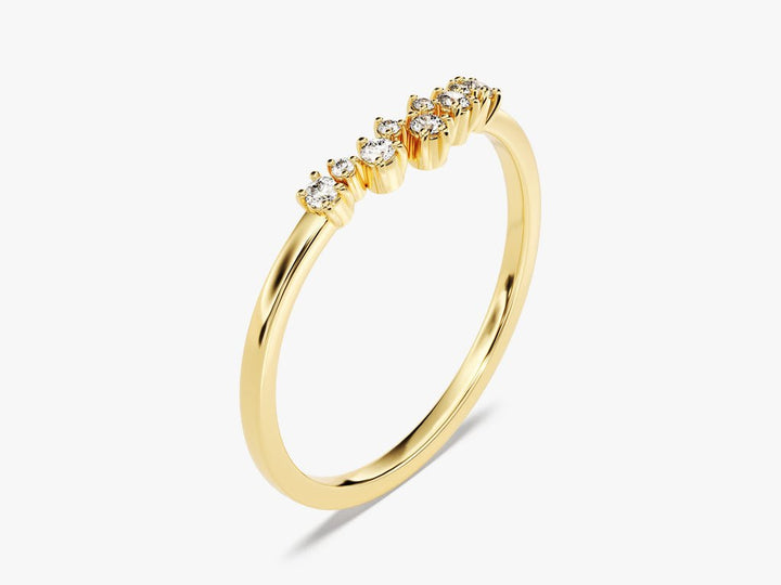 Ethically sourced round diamond eternity band