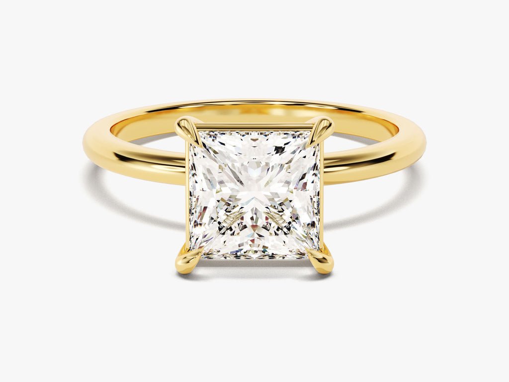 2.0CT princess cut solitaire engagement ring available to buy now