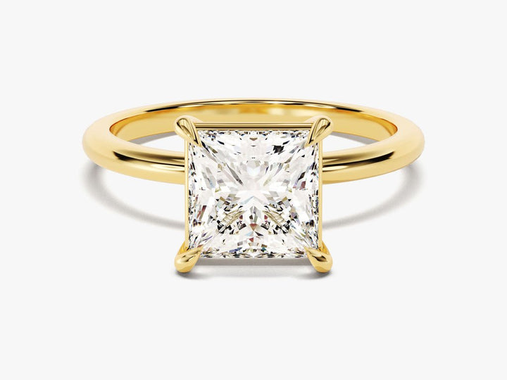 2.0CT princess cut solitaire engagement ring available to buy now