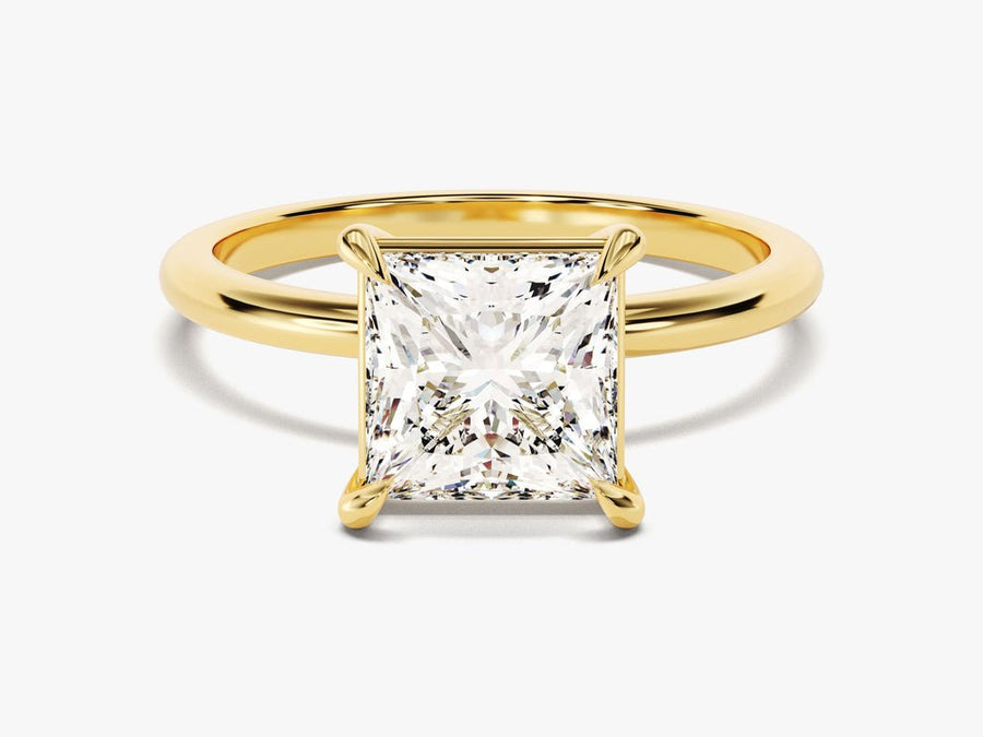 2.0CT princess cut solitaire engagement ring available to buy now