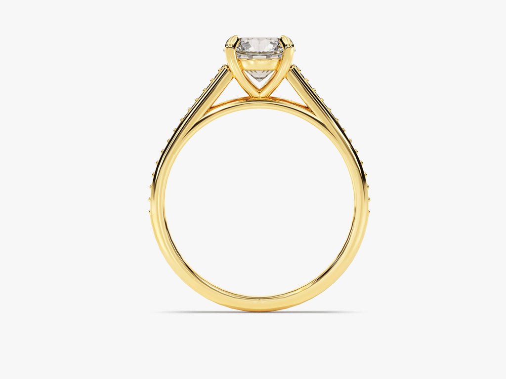 Buy round cut solitaire diamond engagement ring with free shipping