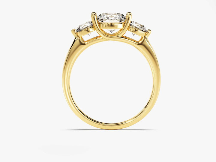 Round solitaire diamond ring presented in signature gift packaging