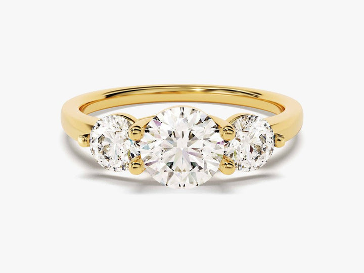 1.50CT round solitaire lab grown diamond engagement ring for sale