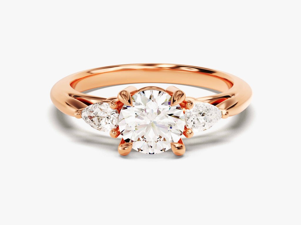 Round solitaire diamond ring presented in signature gift packaging