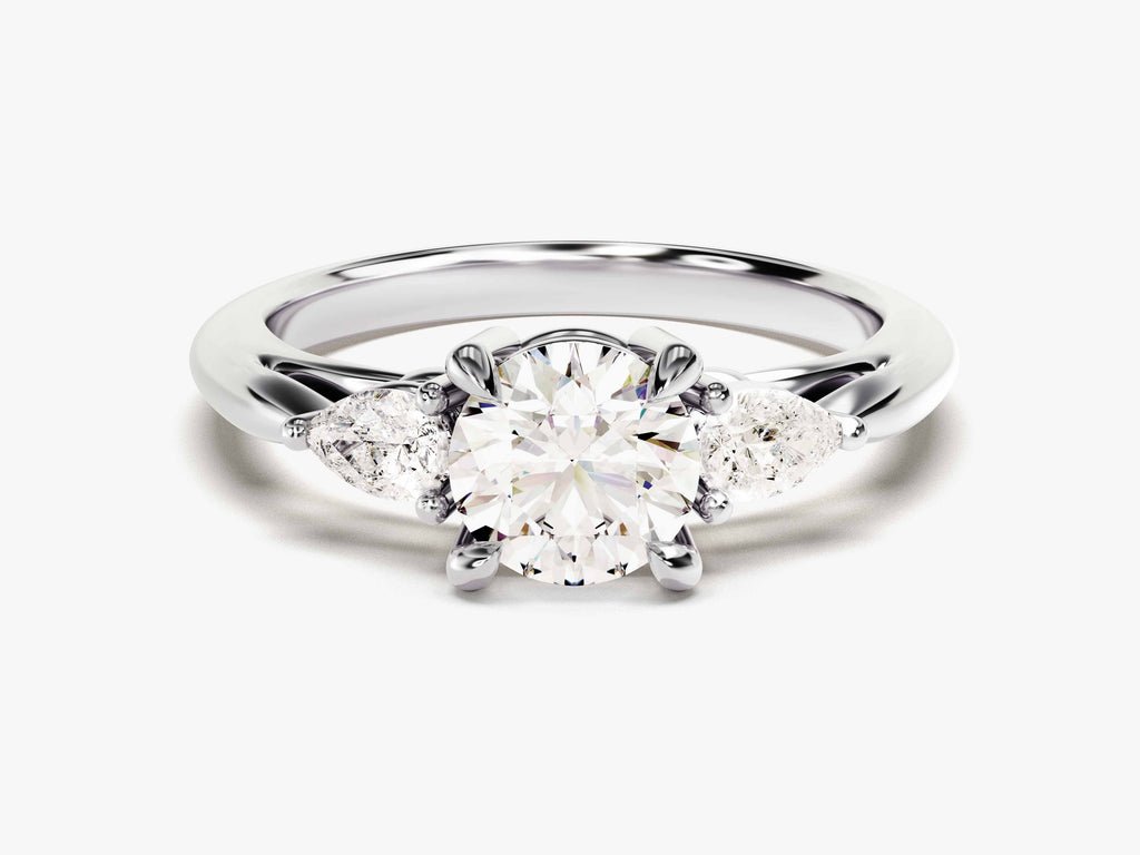Shop the round cut solitaire engagement ring collection online