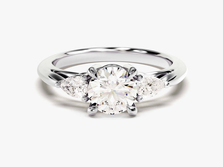Shop the round cut solitaire engagement ring collection online