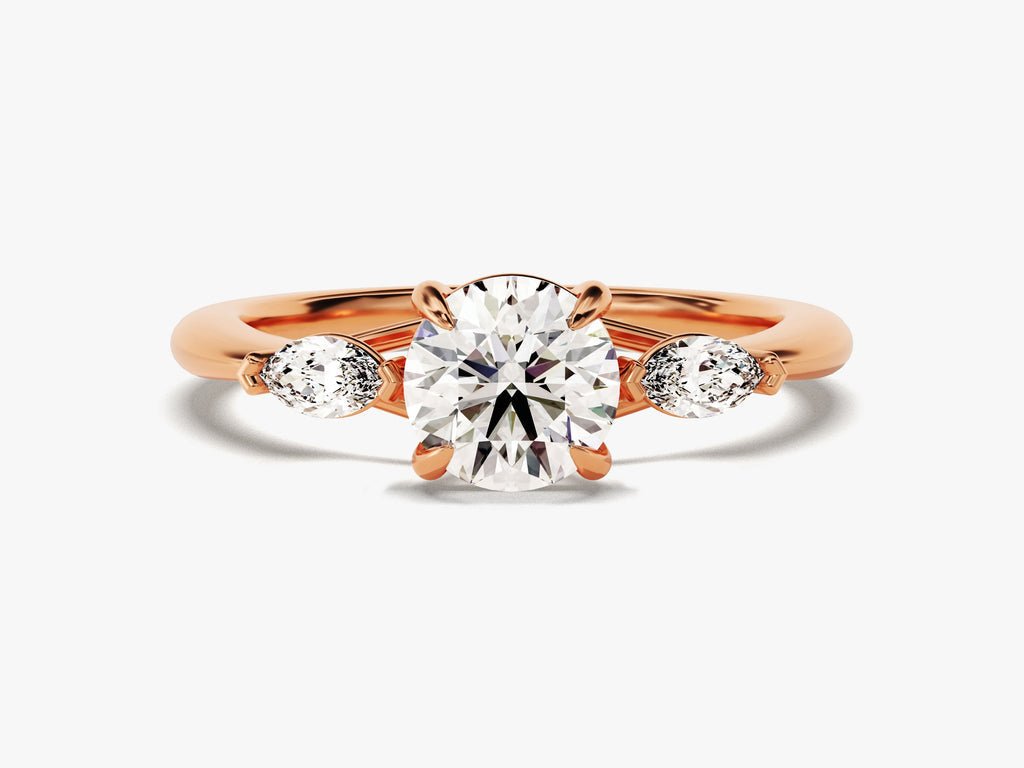 Classic round solitaire engagement ring crafted for everyday wear
