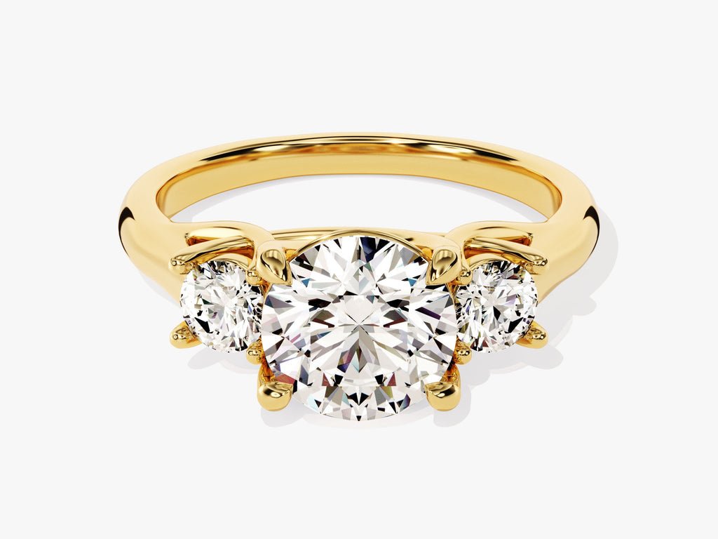 2.50CT round solitaire lab grown diamond engagement ring for sale