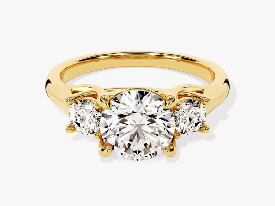2.50CT round solitaire lab grown diamond engagement ring for sale