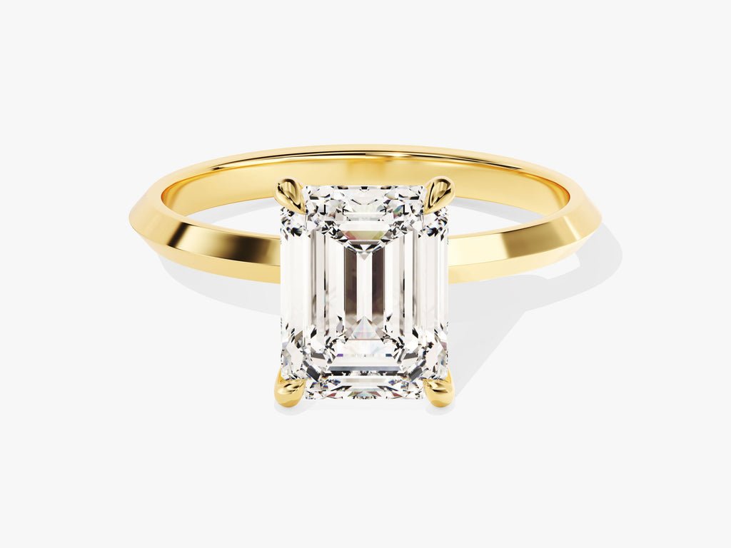 2.0CT emerald cut solitaire engagement ring available to buy now