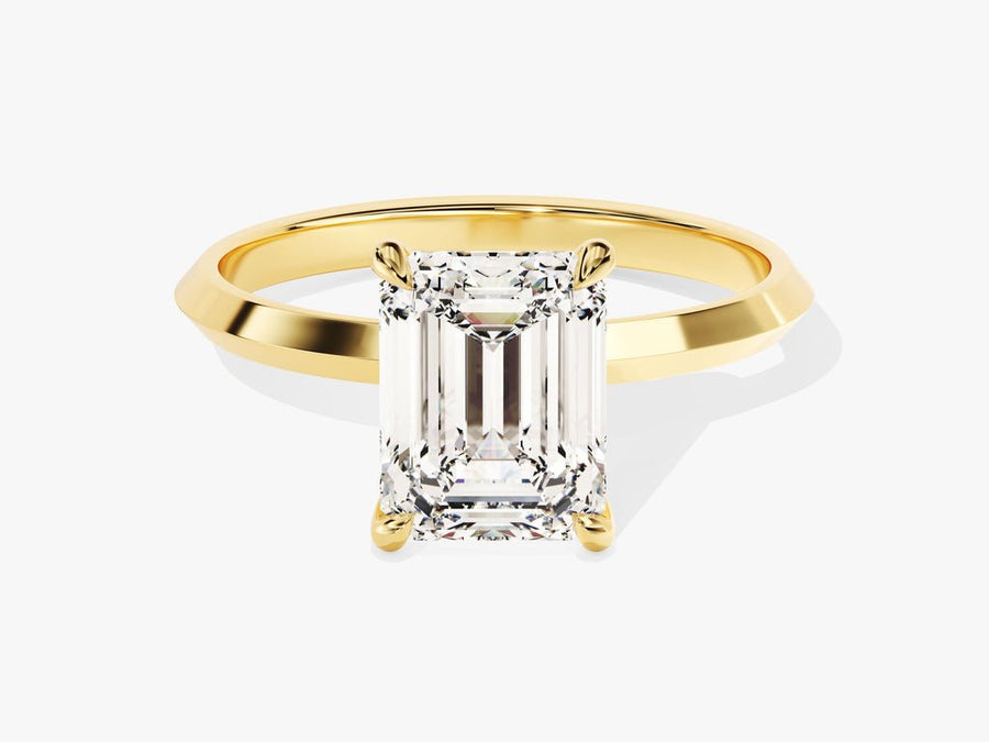 2.0CT emerald cut solitaire engagement ring available to buy now
