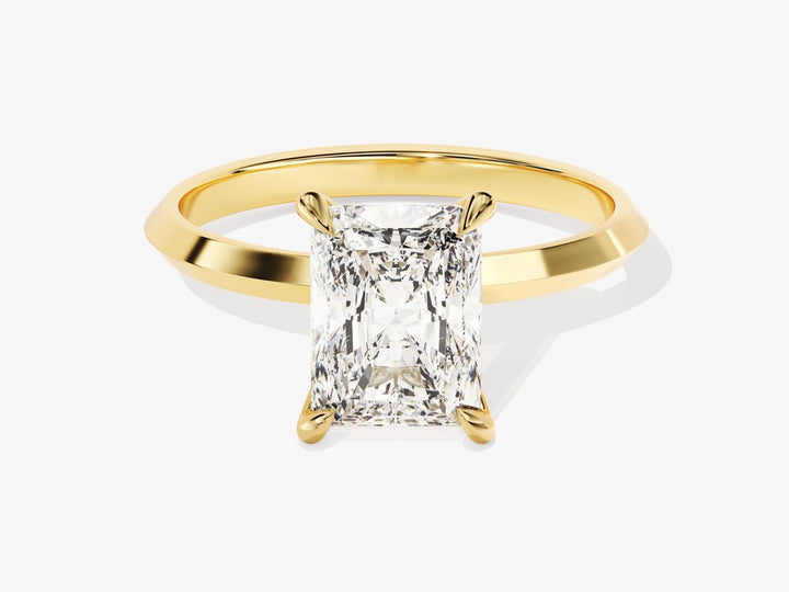 Discover radiant solitaire lab grown diamond engagement ring online