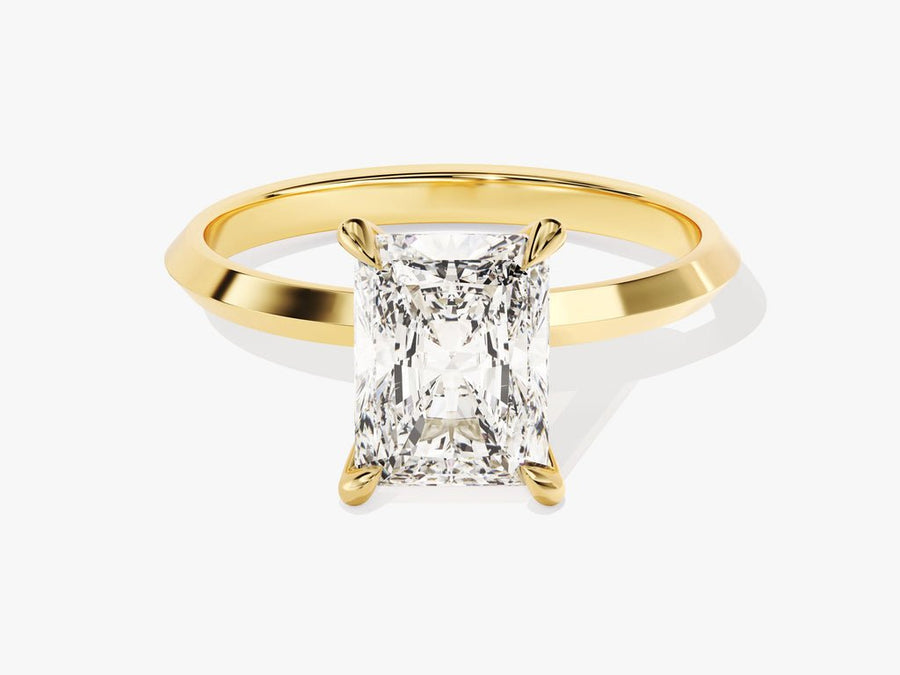Discover radiant solitaire lab grown diamond engagement ring online
