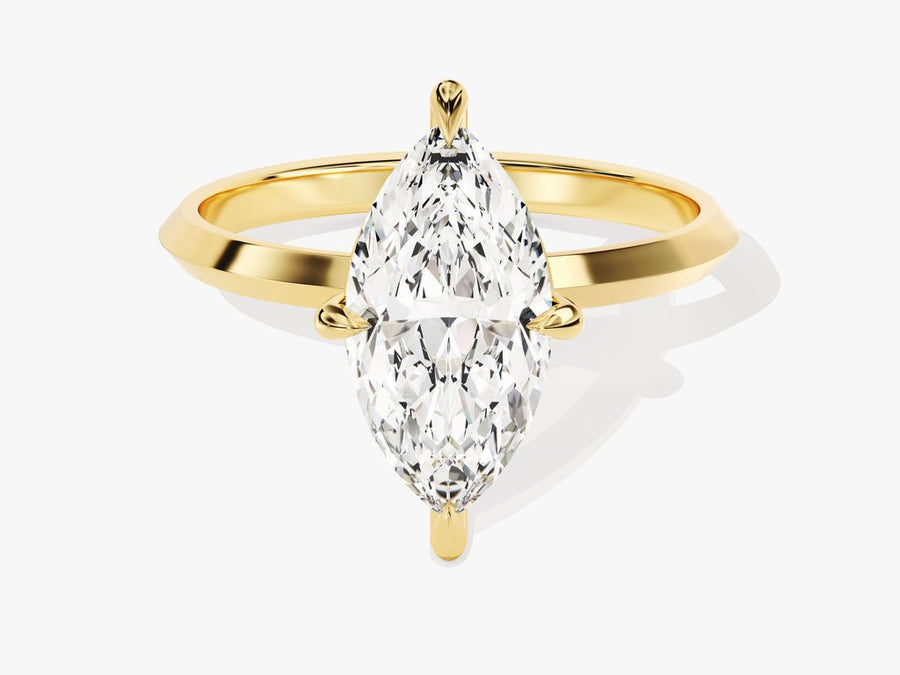 Shop marquise solitaire lab grown diamond engagement ring