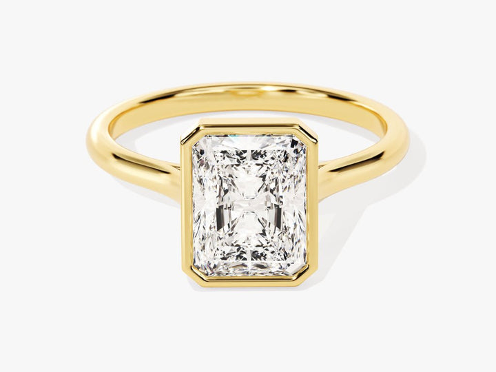 Shop radiant bezel lab grown diamond engagement ring
