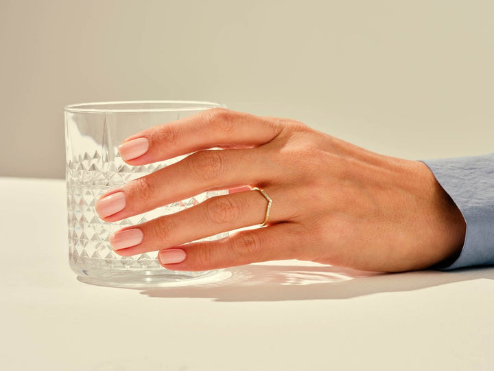 Ethically sourced round diamond eternity band