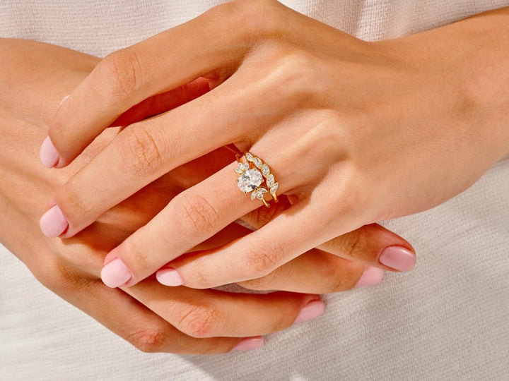 Marquise diamond wedding band in white gold