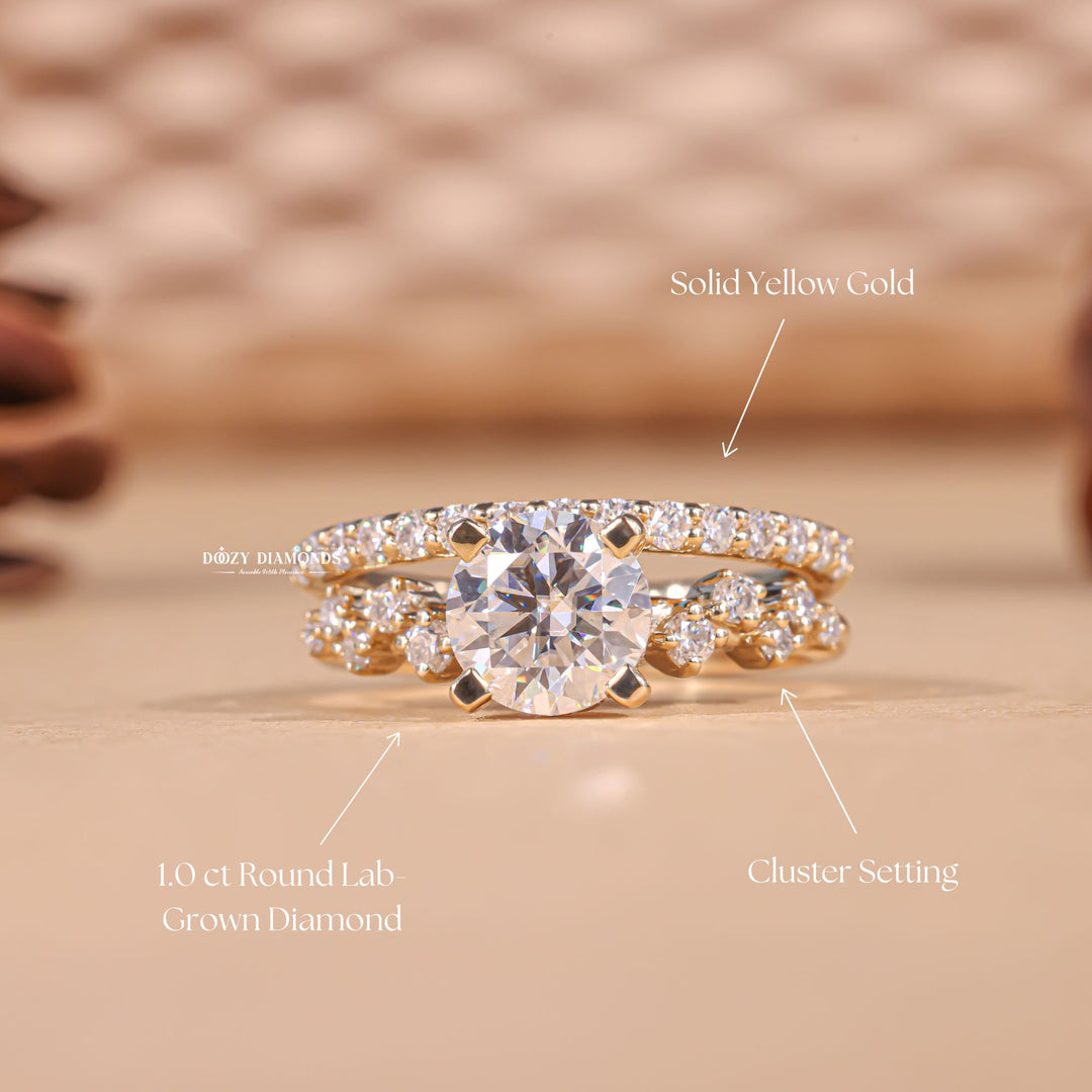 Fashionable bridal ring set, Versatile bridal ring set, Ethical bridal ring set, Sustainable bridal ring set, Certified bridal ring set, Affordable bridal ring set, Budget bridal ring set, 
