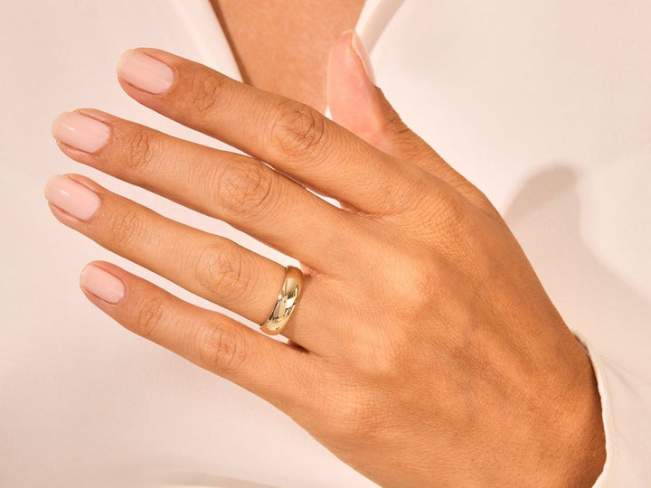 5.0mm Classic Dome Shine Wedding Band - Doozy Diamonds