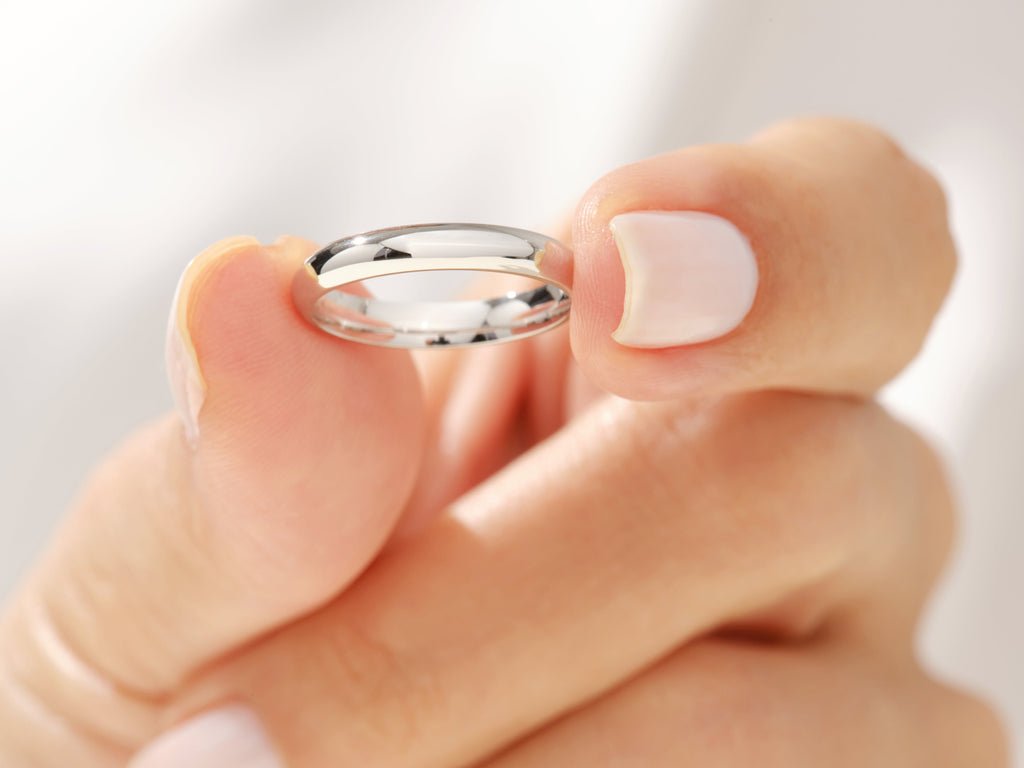 3.0mm Classic Dome Wedding Band Minimalist Wedding Ring - Doozy Diamonds