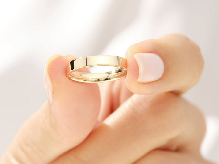 3.0mm Classic Flat Wedding Band Anniversary Gift - Doozy Diamonds