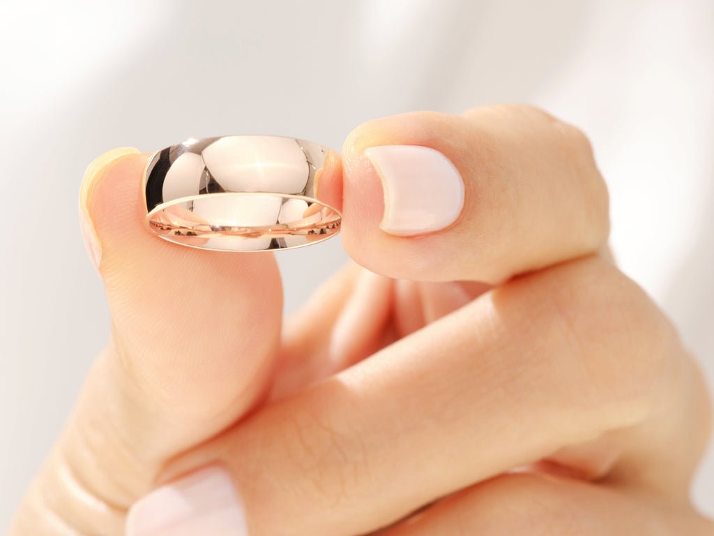 6.0mm Classic Dome Wedding Band For Women - Doozy Diamonds