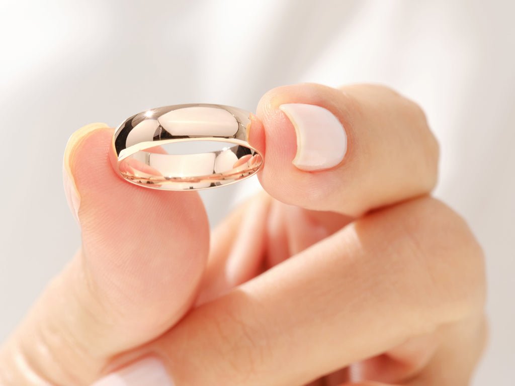 5.0mm Classic Dome Shine Wedding Band - Doozy Diamonds