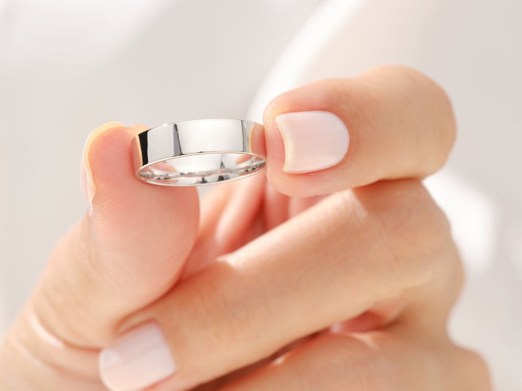 5.0mm Shine Classic Flat Wedding Band - Doozy Diamonds