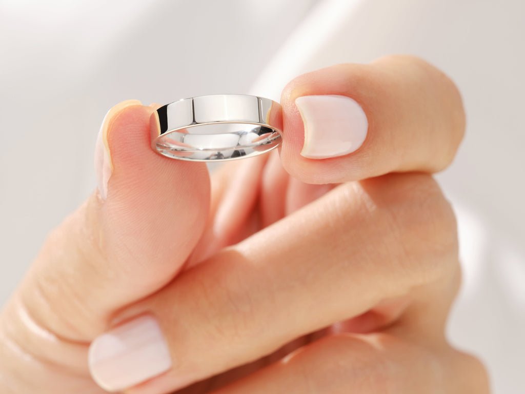 4.0mm Classic Flat Shine Wedding Band Anniversary Gift - Doozy Diamonds