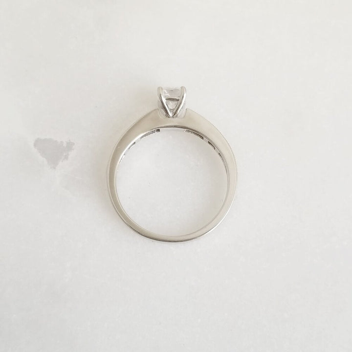 Shop the cushion cut solitaire engagement ring collection online