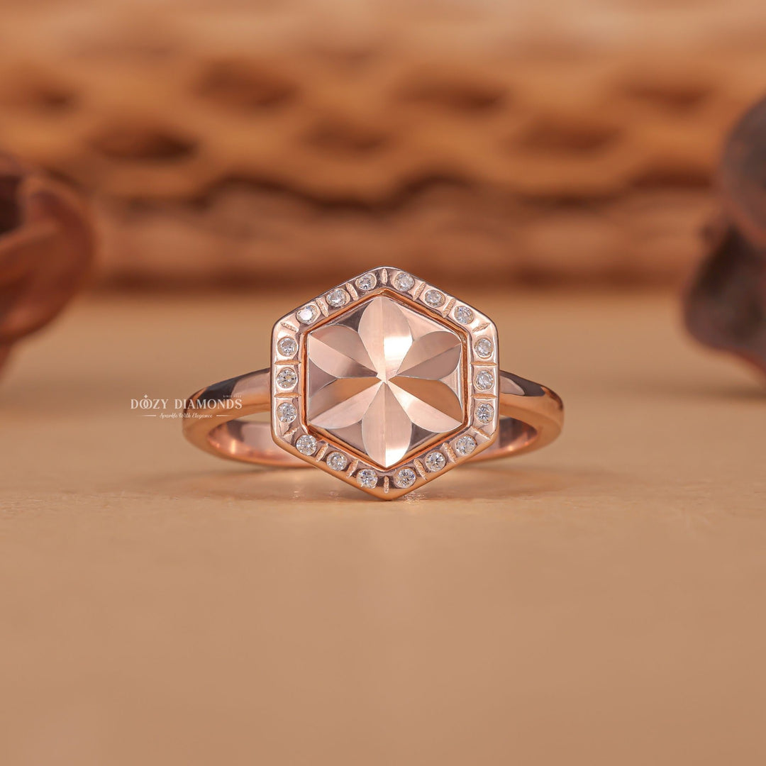 Discover round solitaire lab grown diamond engagement ring online