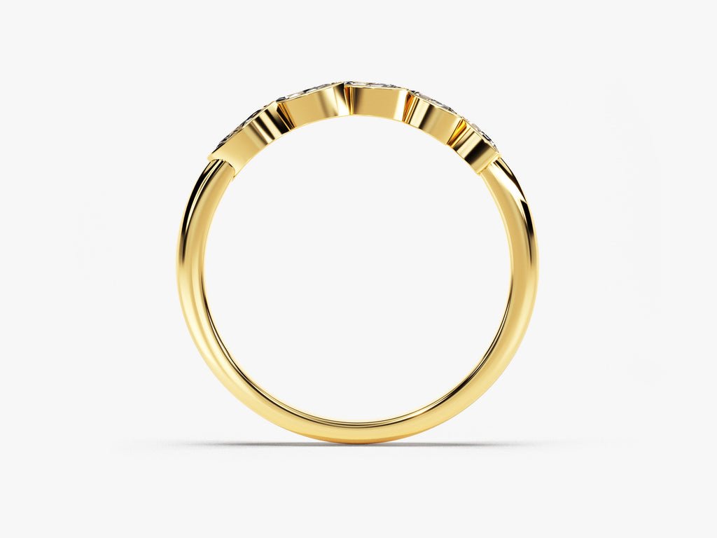 Ethically sourced marquise diamond eternity band